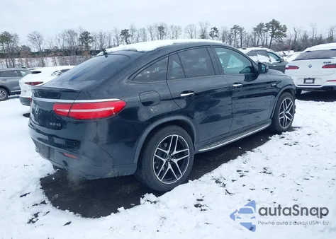 2019 Mercedes-Benz Amg Gle 43 Coupe 4Matic z USA, uszkodzony, nr VIN 4JGED6EB8KA126672